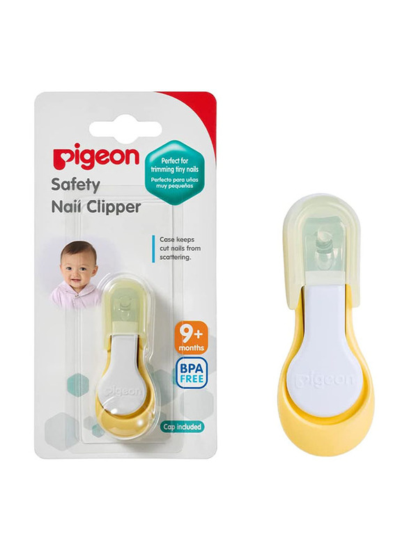 

Pigeon Baby Safety Nail Clippers, Yellow/White
