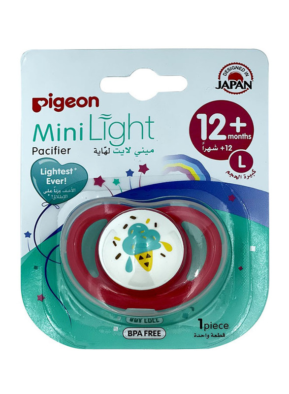 

Pigeon Mini Light Pacifier, 12+ Months, Large, Pink
