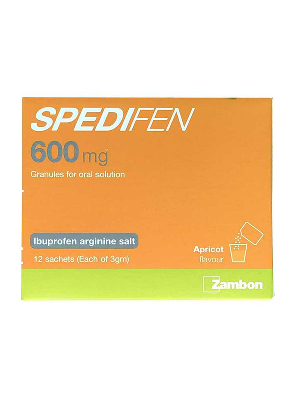 

Zambon Spedifen Granules 600mg, 12 Sachets
