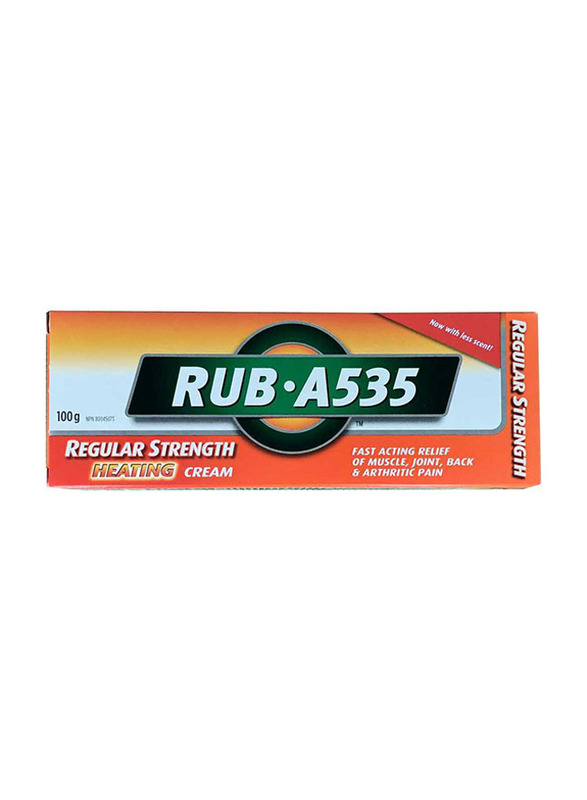 

Rub A535 Regular Strength Heat Rub Cream, 100gm