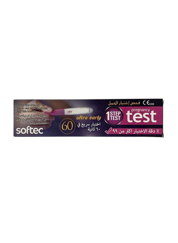 

Softec Ultra Early 1st Step Home Pregnancy Test, White