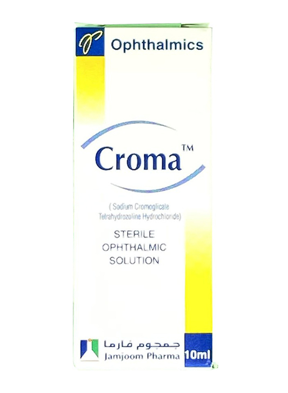 

Jamjoom Pharma Croma Sterile Eye Drops, 10ml