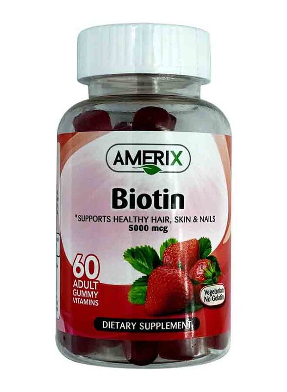 

Amerix Biotin Adult Gummies, 5000mcg, 60 Gummies