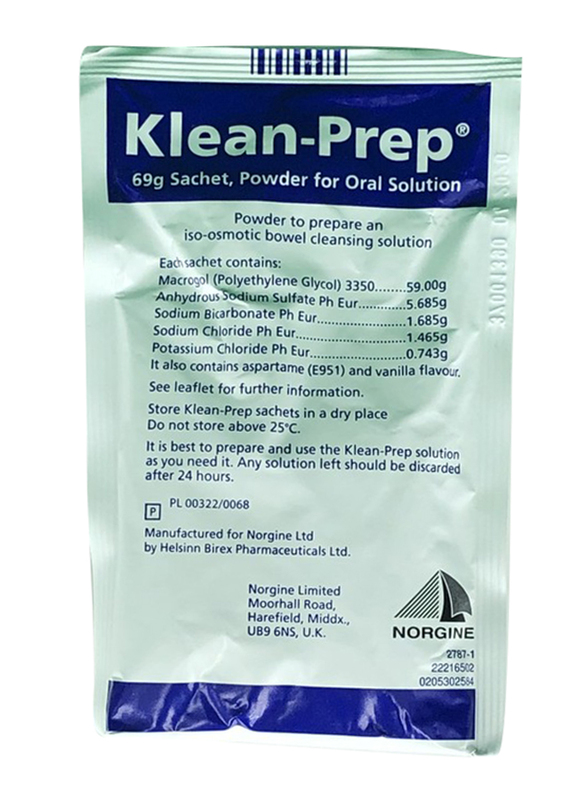 

Norgine Klean Prep Sachets, 4 Sachets