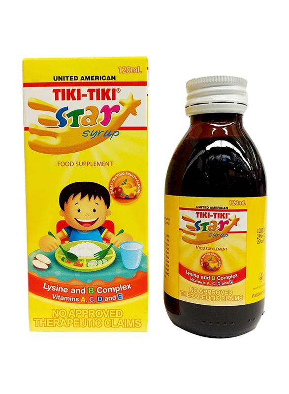 

Tiki-Tiki Star Vitamins Food Supplement Syrup, 120ml
