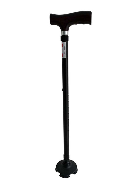 

Media 6 Adjustable Wide Walking Stick, Black