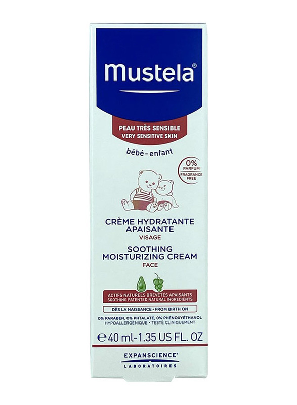 

Mustela 40ml Soothing Moisturizing Cream for Babies