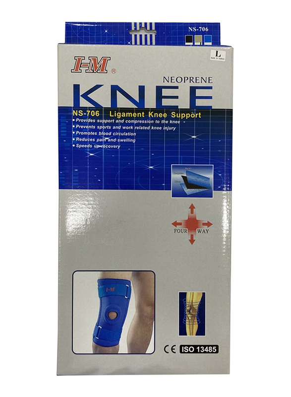 

I-M Neoprene Ligament Knee Support, Large, Blue