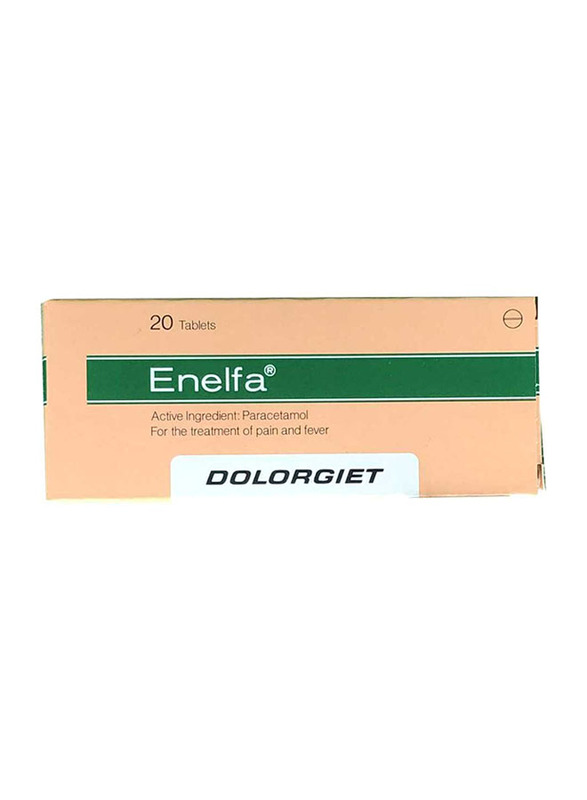 

Dolorgiet Enelfa 500mg, 20 Tablets