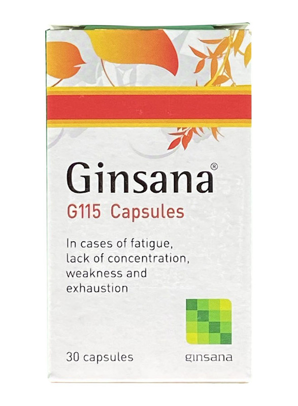 

Ginsana G115 Capsules, 30 Capsules