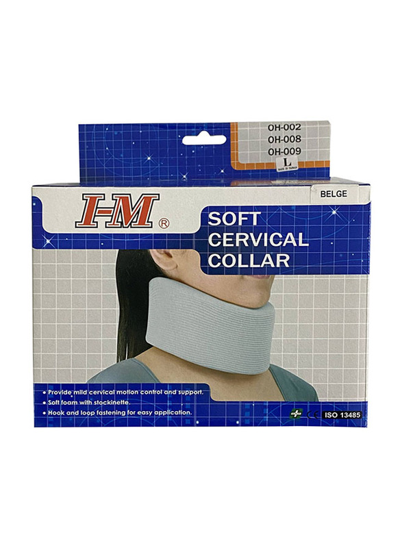 

I-M Soft Cervical Collar, Large, Beige