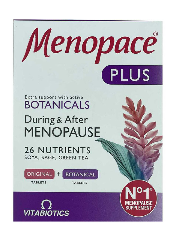 

Vitabiotics Menopace Plus Tablets, 56 Tablets