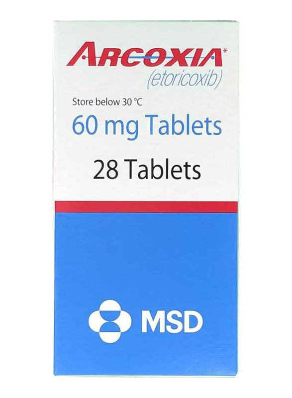 

MSD Arcoxia 60mg, 28 Tablets