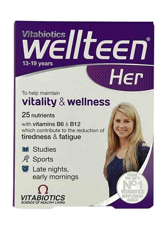 

Vitabiotics Wellteen Her, 30 Tablets