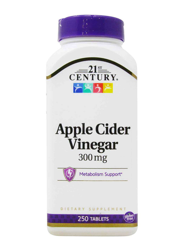 

21St Century Apple Cider Vinegar Dietary Supplement, 250 Tablets
