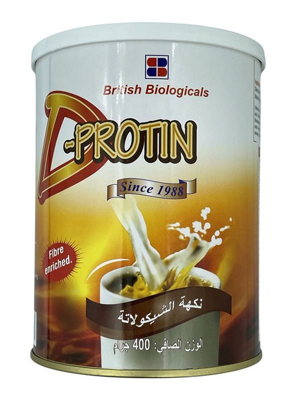 

British Biologicals D-Protin Chocolate Milk Powder Supplement, 400gm