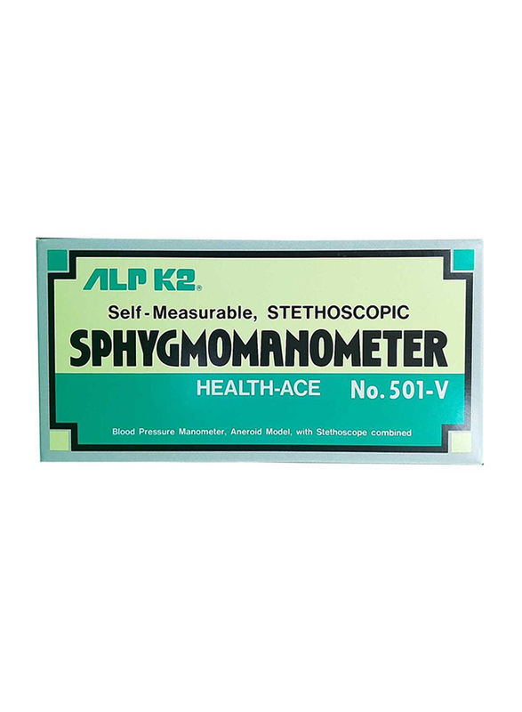 

Alpk2 Aneroid Sphygmomanometer with Stethescope, Green