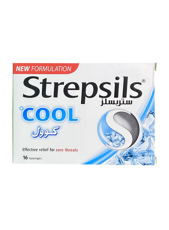 

Strepsils Cool Effective Relief Sore Throats, 16 Lozenges