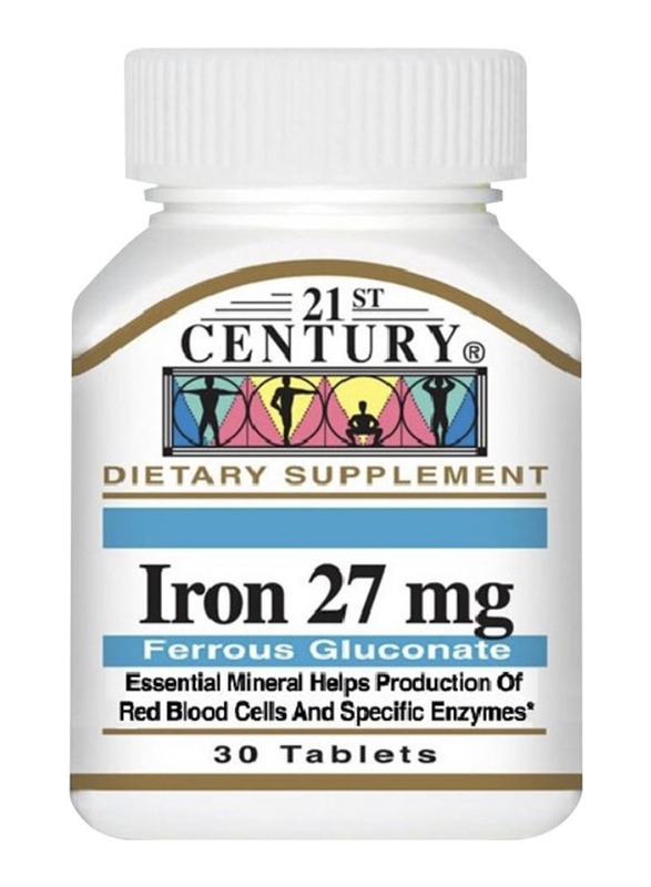 

21st Century Iron 27mg Dietary Supplement, 30 Tablets