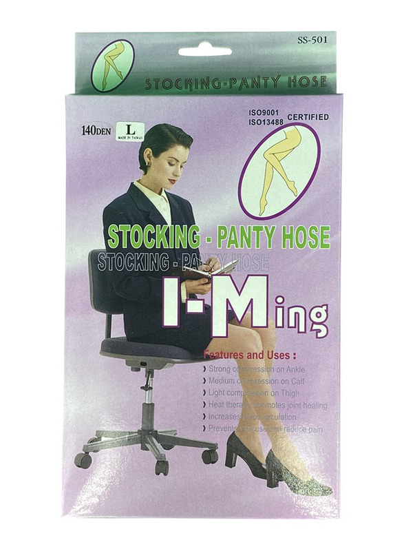

I-Ming Stocking-Pantyhose, Large, Brown