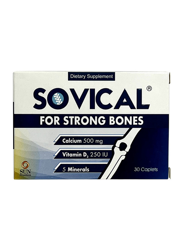 

Sun Pharma Sovical For Strong Bones Caplets 30s