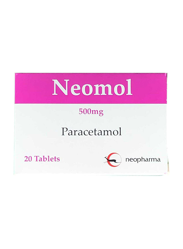 

Neopharma Neomol Paracetamol 500mg, 20 Tablets