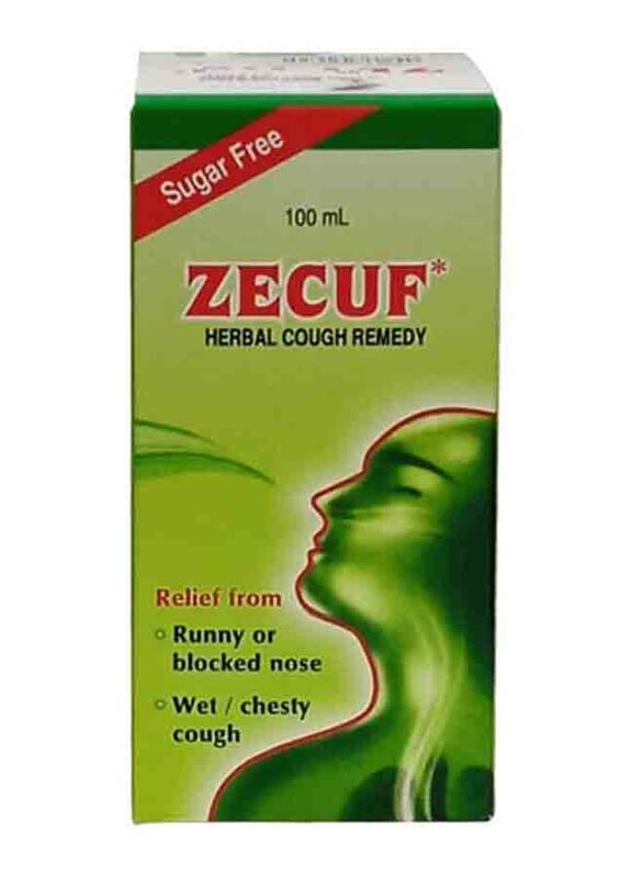 

Zecuf Herbal Cough Syrup Sugar Free, 100ml