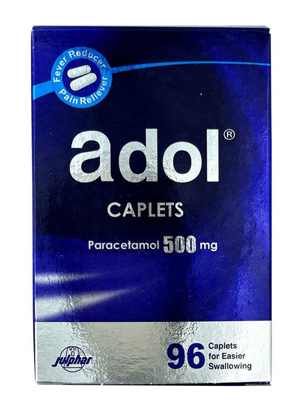 

Julphar Adol Paracetamol 500mg, 96 Caplets