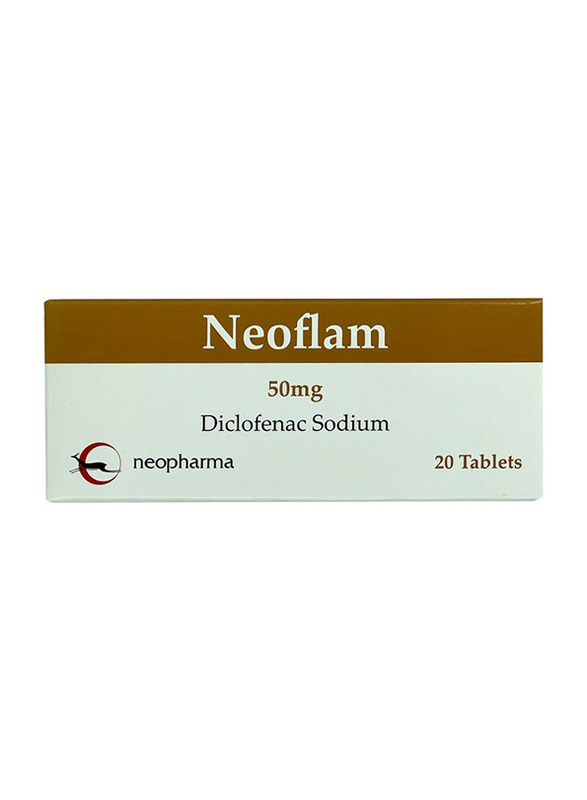 

Neopharma Neoflam 50mg Tablets, 20 Tablets