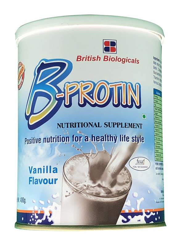 

British Biologicals D-Protin Vanilla Milk Powder, 400g