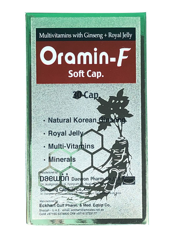 

Daewon Pharma Oramin F, 30 Capsules
