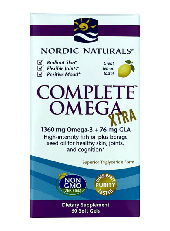 

Nordic Naturals Complete Omega Xtra Dietary Supplement, 60 Softgels Capsules