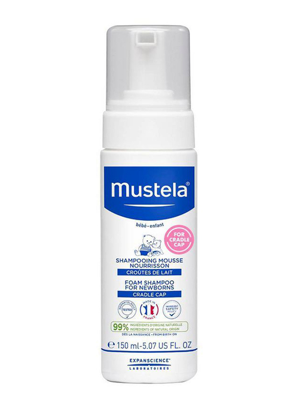 

Mustela 150ml Baby Foam Shampoo for Newborns