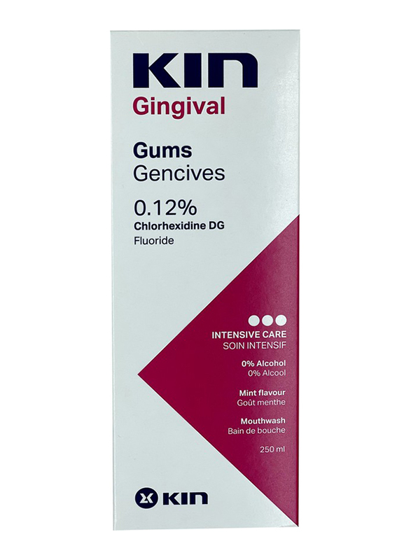 

Kin Gingival 0.12% Mouthwash, 250ml