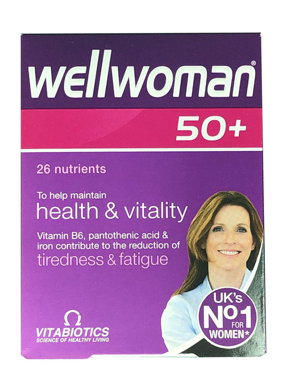 

Vitabiotics Wellwoman 50 Plus, 30 Tablets