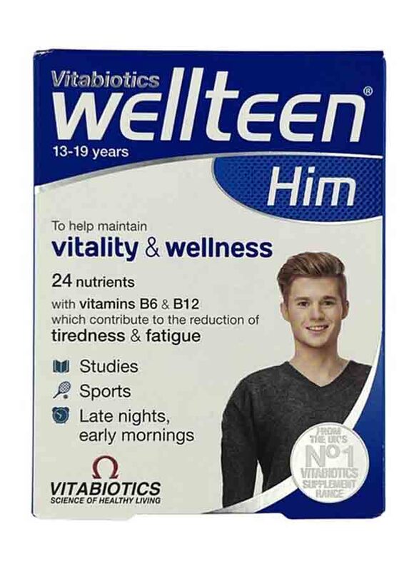 

Vitabiotics Wellteen Him, 30 Tablets