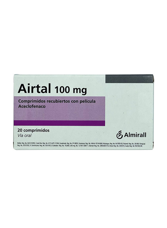 

Airtal 100mg, 20 Tablets