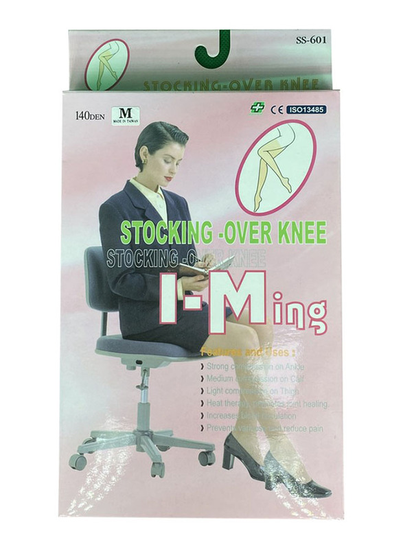 

I-Ming Stocking Over Knee, Medium, Brown