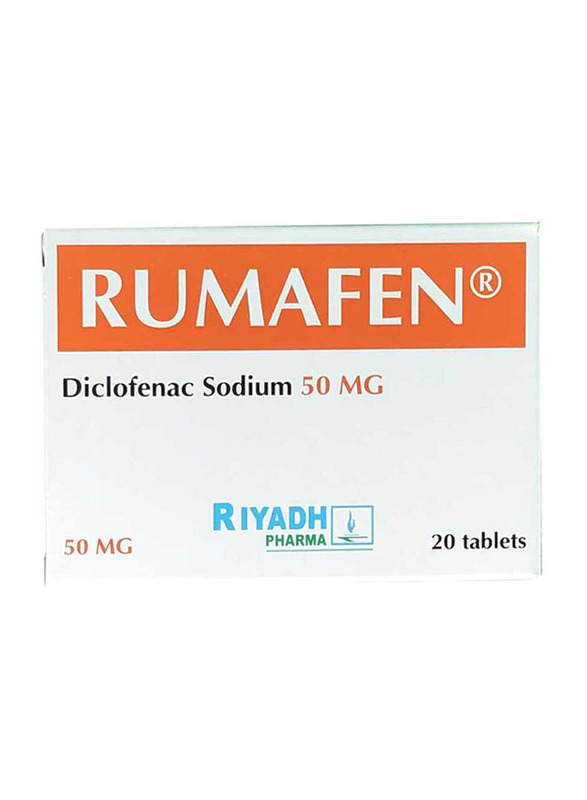 

Riyadh Pharma Rumafen 50mg, 20 Tablets