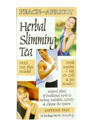 21st Century Peach Apricot Herbal Slimming Tea, 24 Bags