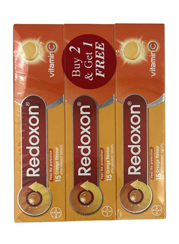 

Bayer Redoxon Effervescent Tablets Buy 2 Get 1 Free, 15 Tables