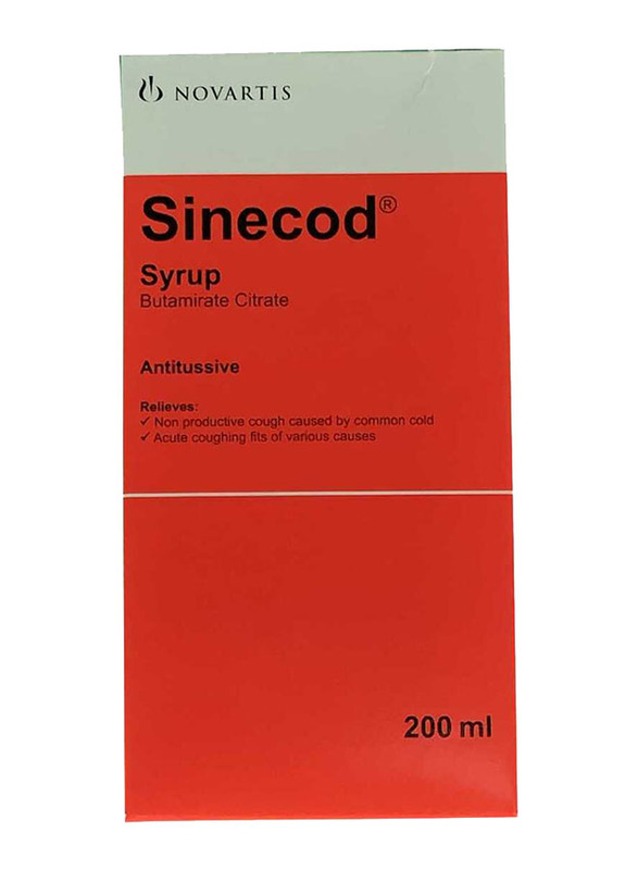 

Novartis Sinecod Syrup, 200ml