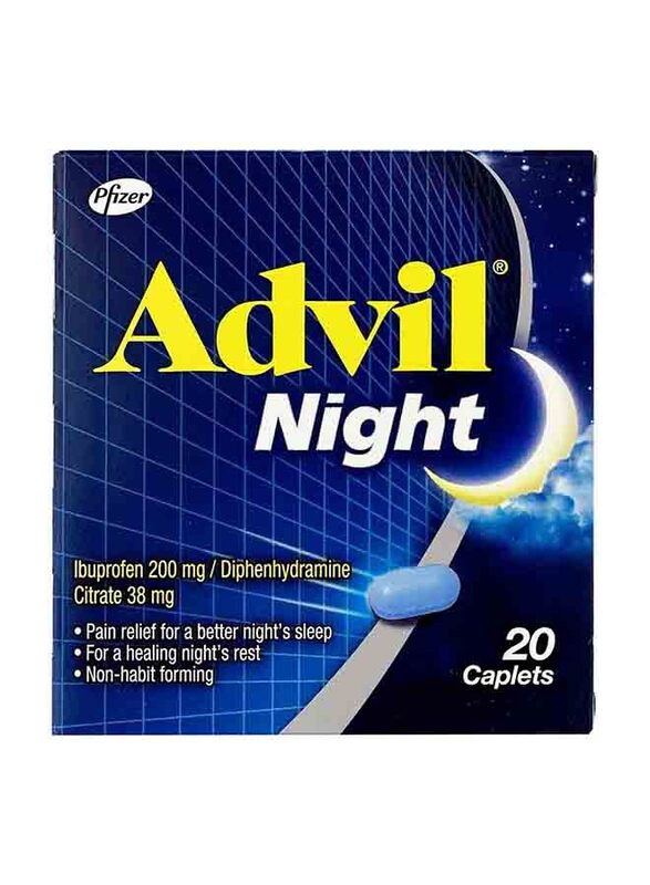 

Pfizer Advil Night, 200mg, 20 Tablets