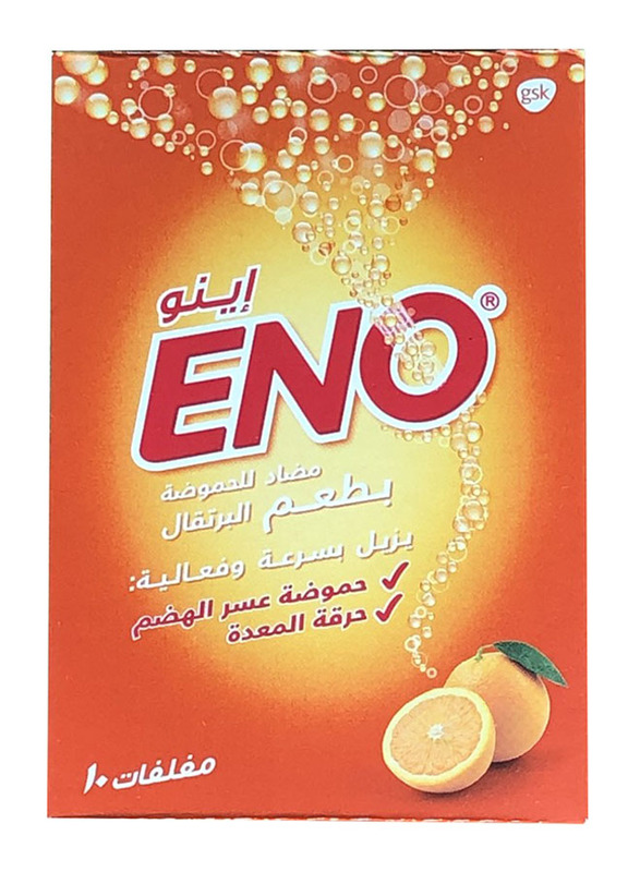 

GSK Eno Orange Sachets, 10 Sachets