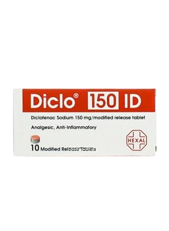 

Diclo 150 ID, 10 Tablets