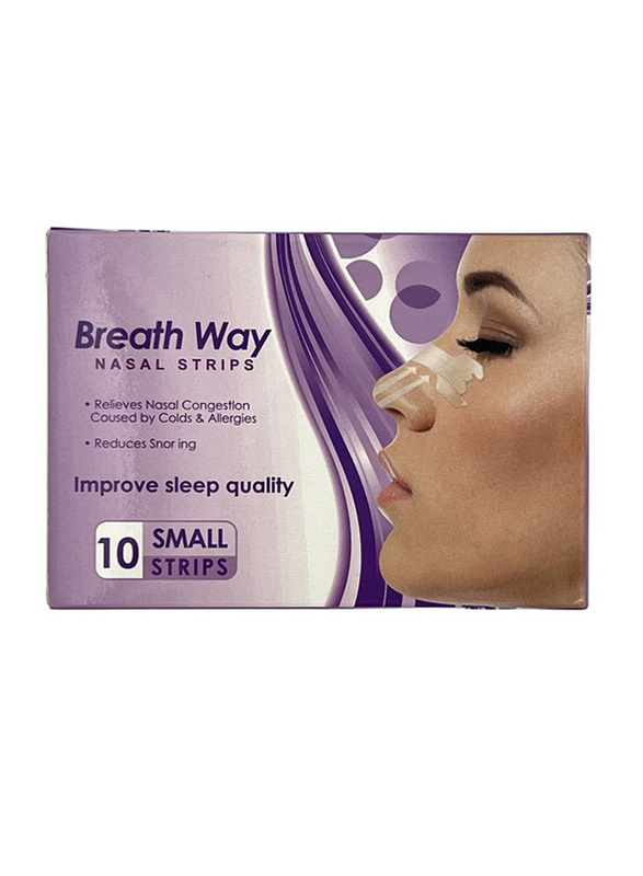 

Breath Way Nasal Strips Small, 10 Strips