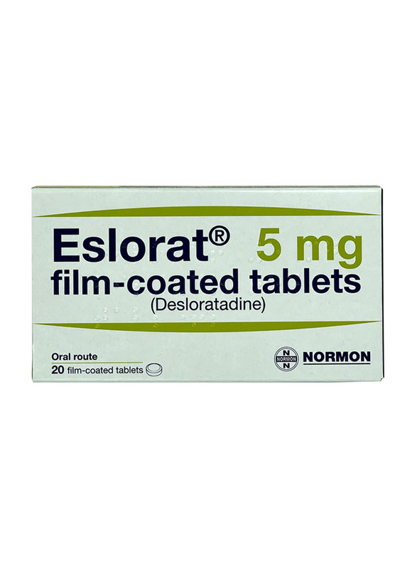 

Normon Eslorat 5mg Tablets, 20 Tablets