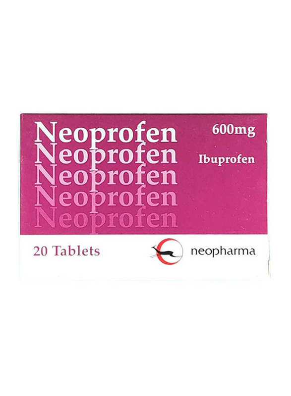 

Neopharma Neoprofen Ibuprofen 600mg, 20 Tablets
