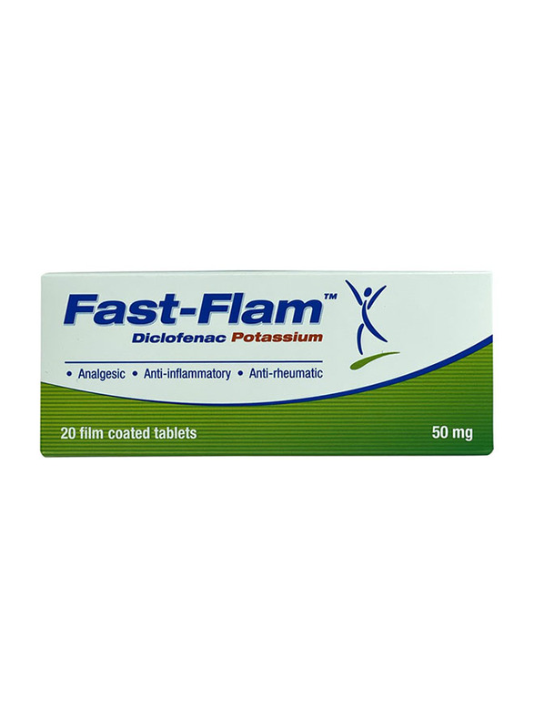

Jamjoom Pharma Fast Flam 50mg Tablets, 20 Tablets