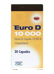 Euro-Pharma Euro-D, 10000mg, 30 Capsules